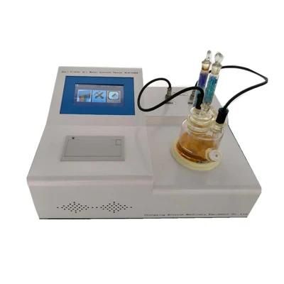 Coulometric Karl Fischer Titrator Transformer Oil Moisture Meter