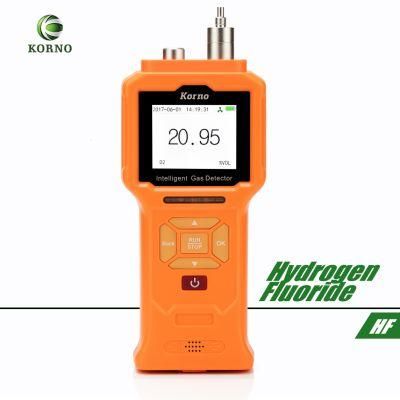 Ce Approved Portable Hydrogen Fluorine Gas Monitor (HF)
