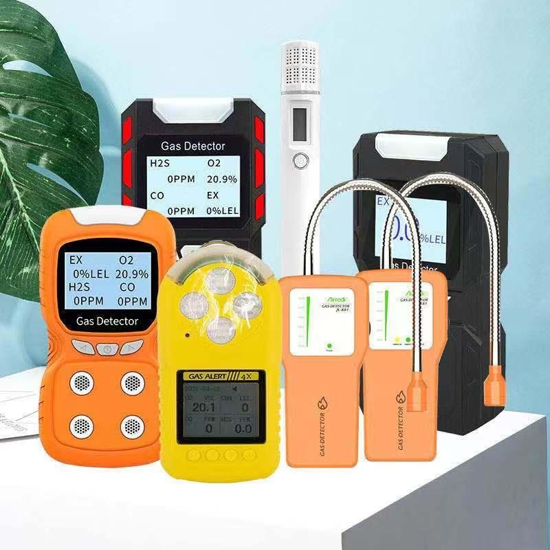 Chargeable Lel Co H2s O2 Portable Gas Detector with Human Voice Alarm for Industrial Application