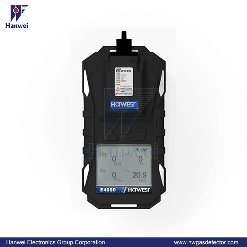 E4000 Portable 4-in-1 Multi Gas Detector with Built-in Pump (Optional)