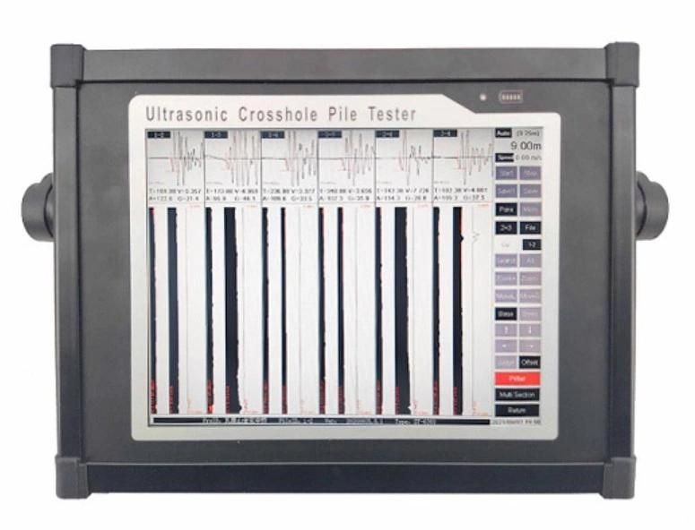 Two Channels Ultrasonic Cross Hole Pile Tester