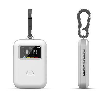 Indoor Car Office Home Mini Portable CO2 Meter CO2 Detector Monitor with Hanging Buckle