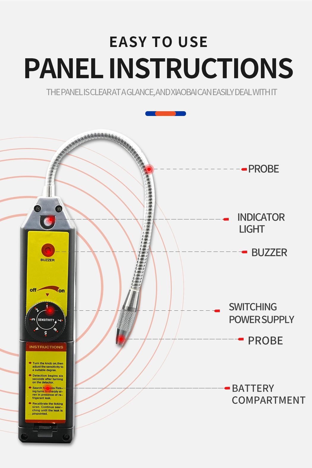 Smart Detection of Refrigerant Halogen Leak Detector