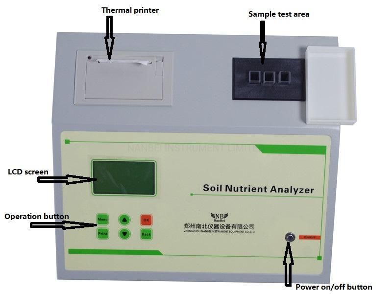 Soil NPK Nutrient Fast Testing Soil Fertility Tester with ISO Certificate