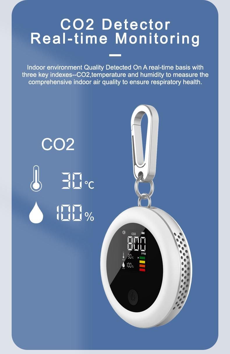 Amazon Hot-Selling CO2 Monitor Air Detector with Infrared Sensor