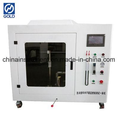 ISO 9772 Foam Plastics Horizontal Burning Tester Laboratory Flammability Tester