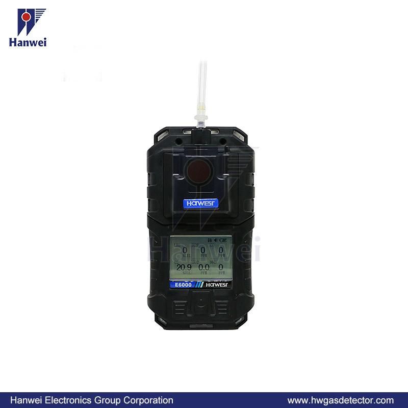 Handheld IP66 6-in-1 Multi Gas Detector with Built-in Pump (E6000)