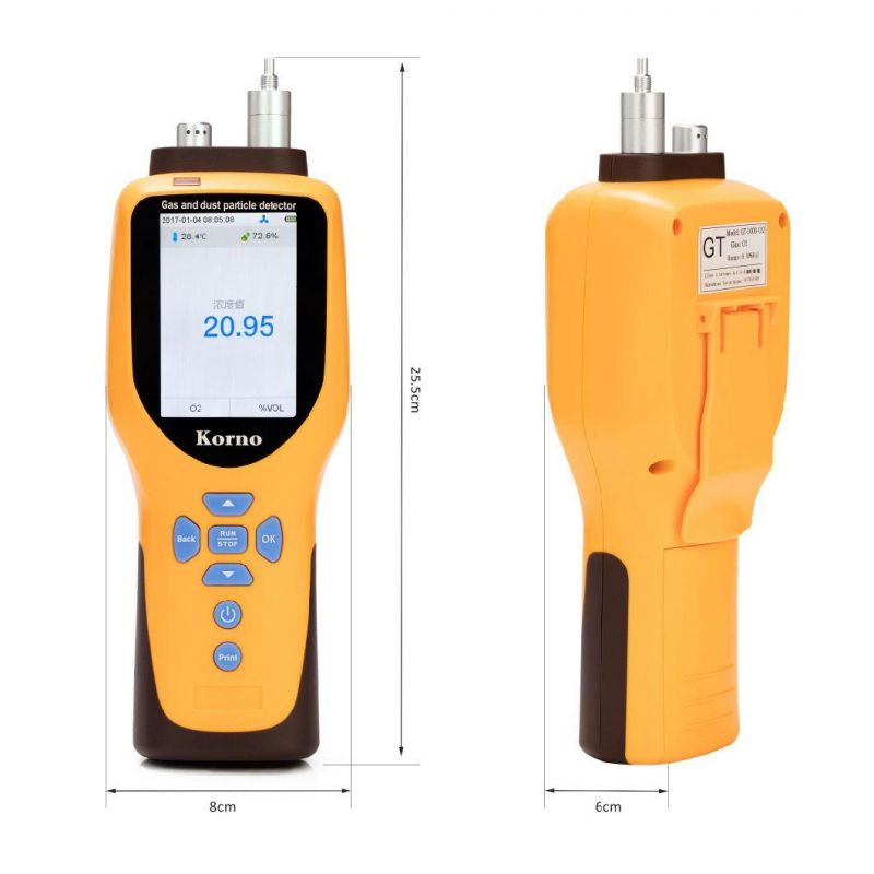 Ce Certified Portable Ozone Gas Analyzer Ozone Monitor Ozone Meter Ozone Gas Detector O3 Detector