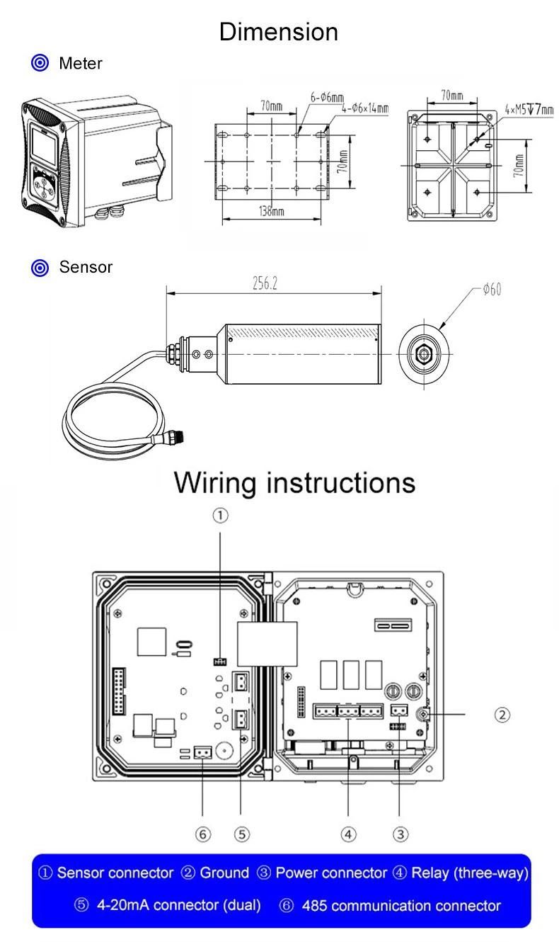 Ss Tss Mlss Transmitter Turbidimeter