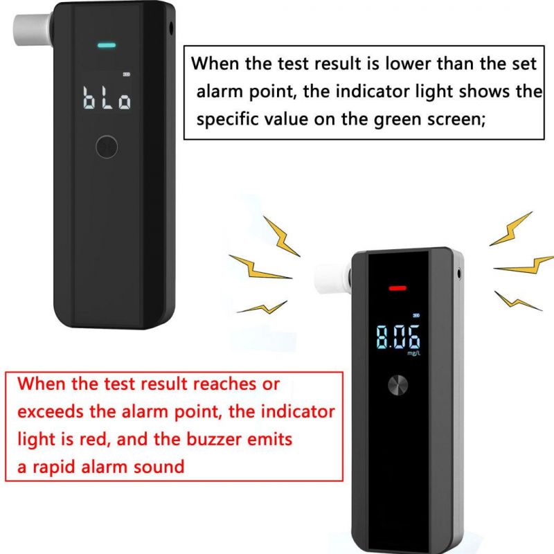 Factory Price Digital Personal Breath Alcohol Tester for Alcohol Breath Test for Japan