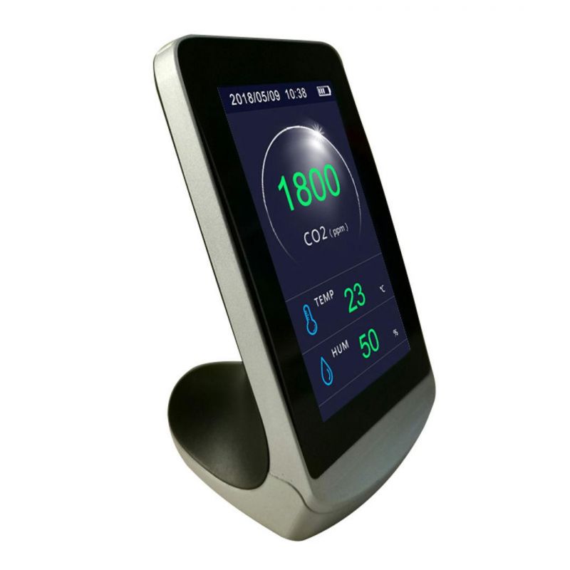 4.3 Inch Digital Air Quality Sensor LCD Display Multifunctional Professional CO2 Detector