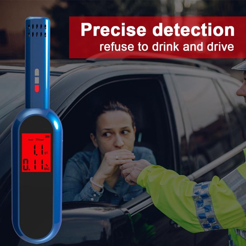 Greaz Alcohol Breathalyzer Breath LCD Tester Digital Breath Alcohol Tester