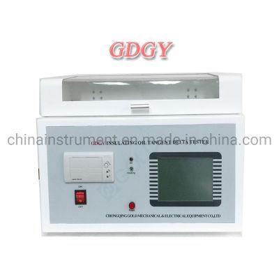 Insulation Oil Tan Delta &amp; Resistivity Tester Oil Dielectric Dissipation Factor
