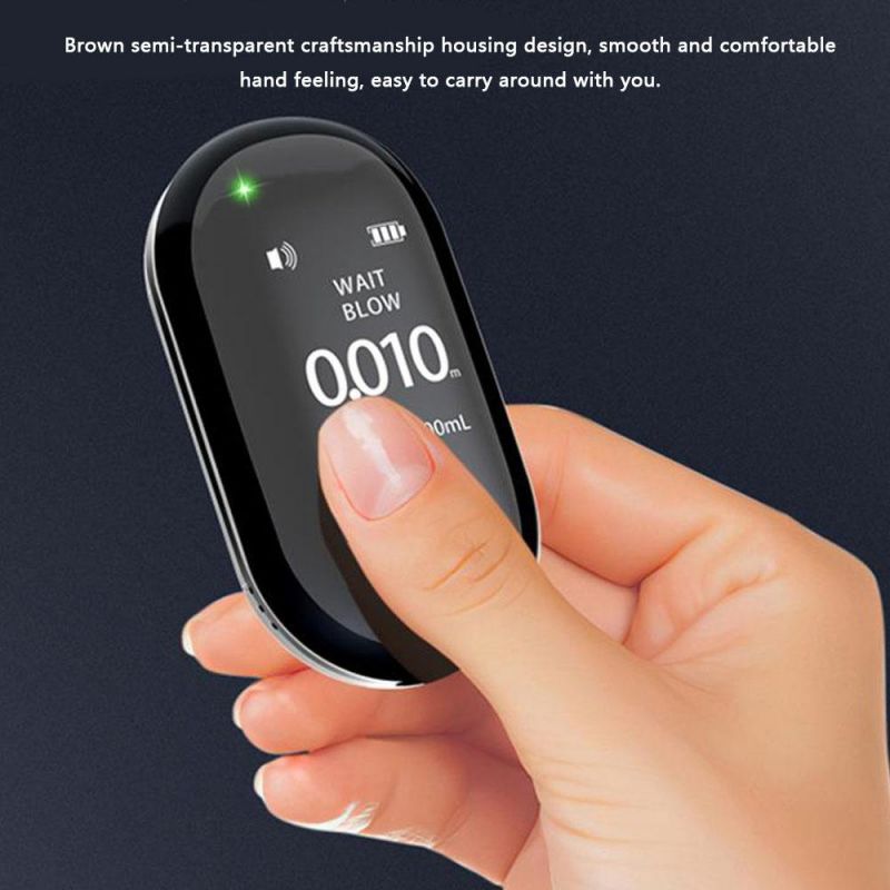 Alcohols Detector Non-Contacting Breath Blow Tester Quick Response TFT Display Screen High-Sensitive Electronic Breathalyzer