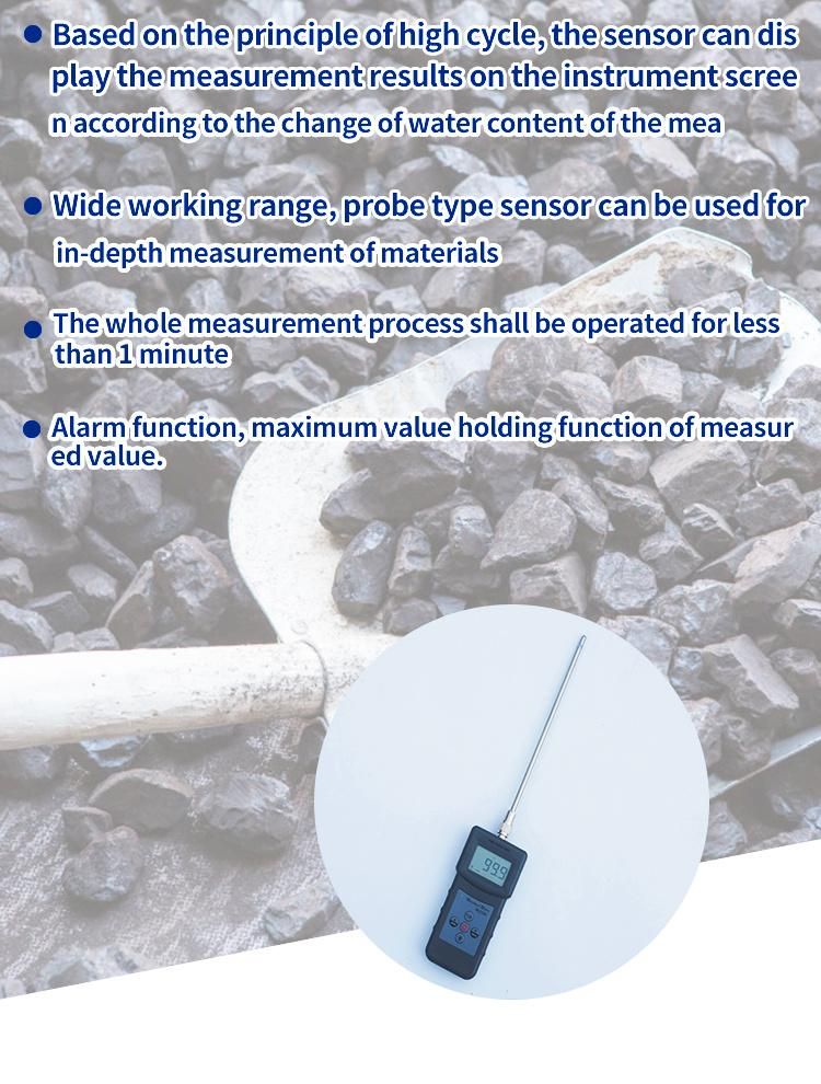 High Frequency Moisture Meter for Powder, Sand and Soil