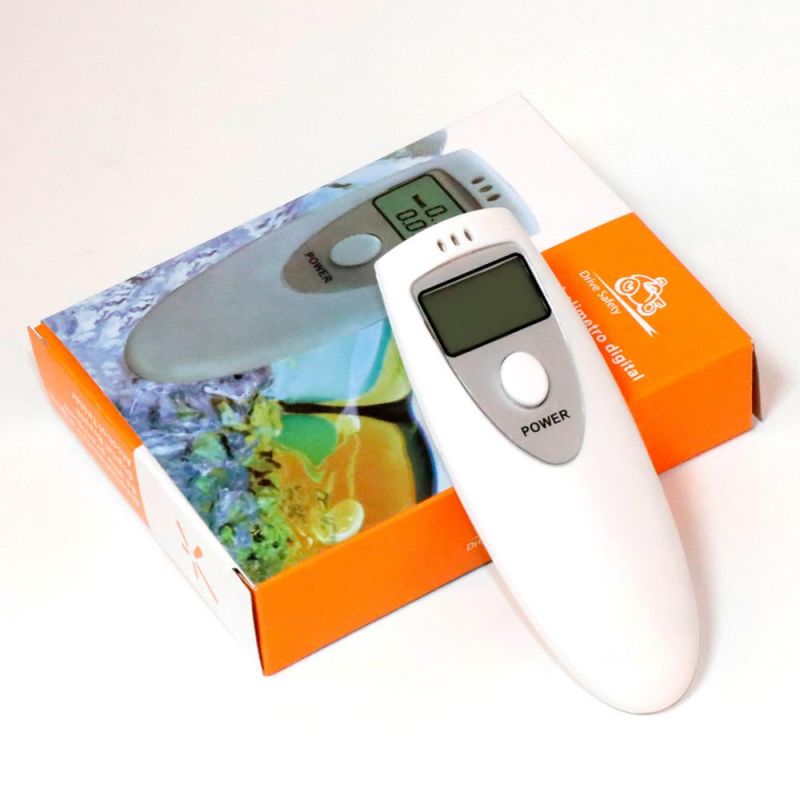 Mini Electronic Breath Alcohol Tester with LCD Display Household Alcohol Tester Breathalyzer