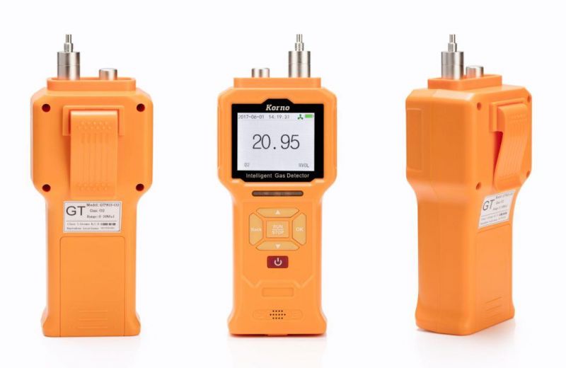 Portable Multi Gas Analyzer with Audible and Visual Alarm
