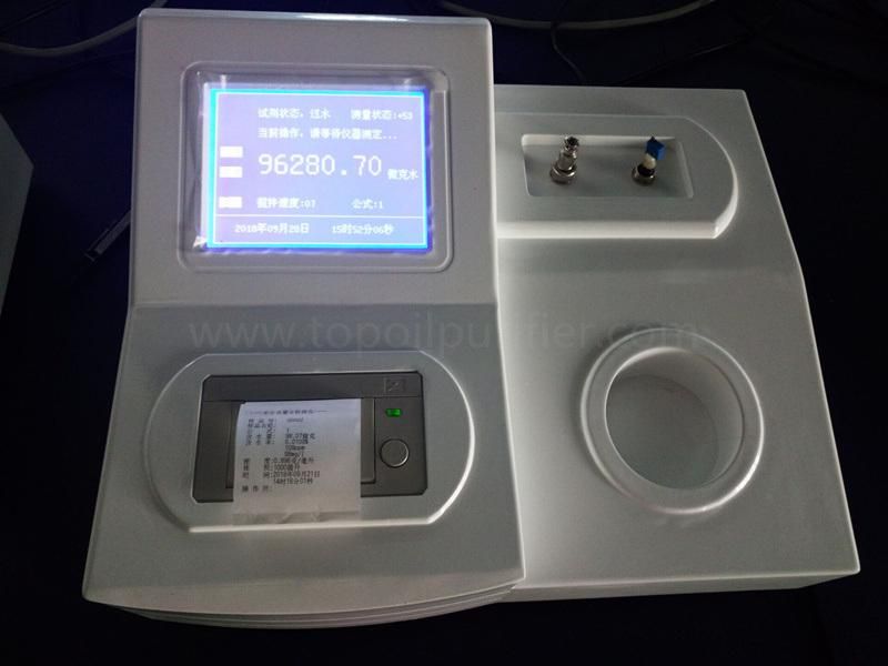 Kf Oil Water Content Analyzer/Oil Moisture Content Testing Kit