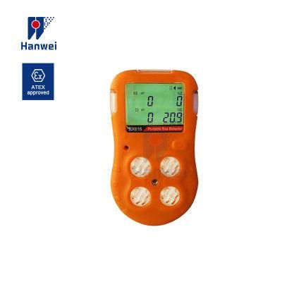 Four in One Gas Detector Portable Toxic and Harmful Gas Detectors Carbon Monoxide Oxygen Concentration