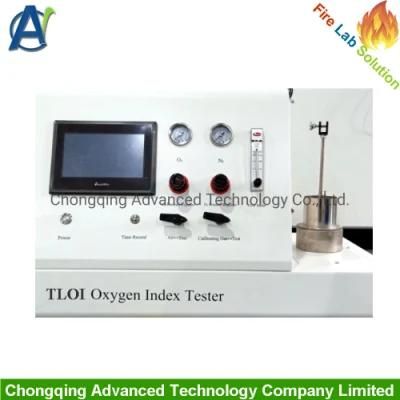 CE Approved Limited Oxygen Index Oi Testing Equipment with Paramagnetic Oxygen Sensor