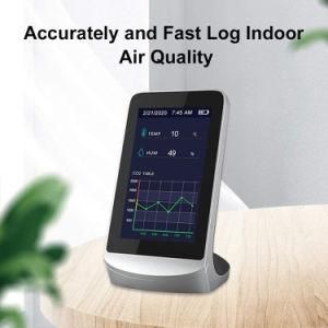 Aviche H1 WiFi Air Pollution Pm2.5 Detector Battery Portable Indoor Air Quality Monitor with CE