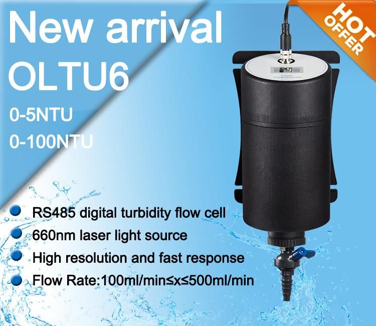 CE Certificates RS485 Connected to PLC System Directly Turbidity Sensor with Meter