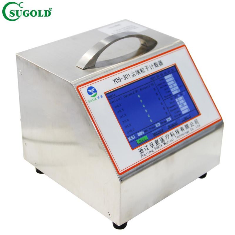 Y09-301AC/DC 2.83L/Min Laser Airborne Particle Counter