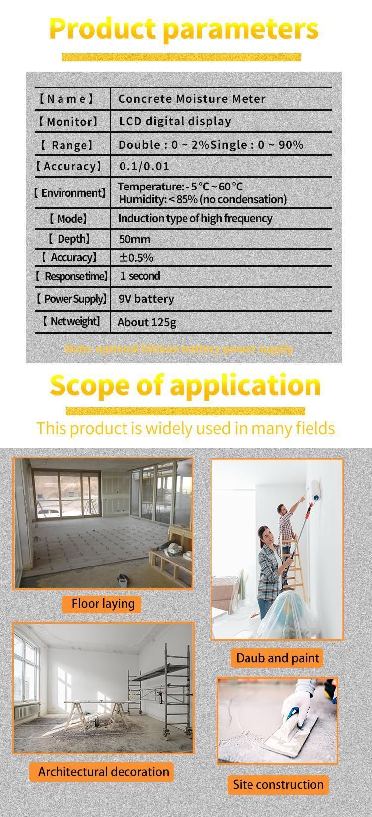 Tk Concrete Moisture Meter Marble Moisture Meter