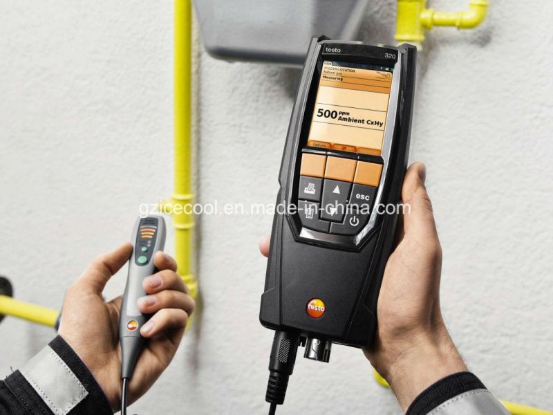 Original Testo 320 Co Measurement (H2 compensated) Flue Gas Analyzer for Heating System Engineer No. 0563 322075