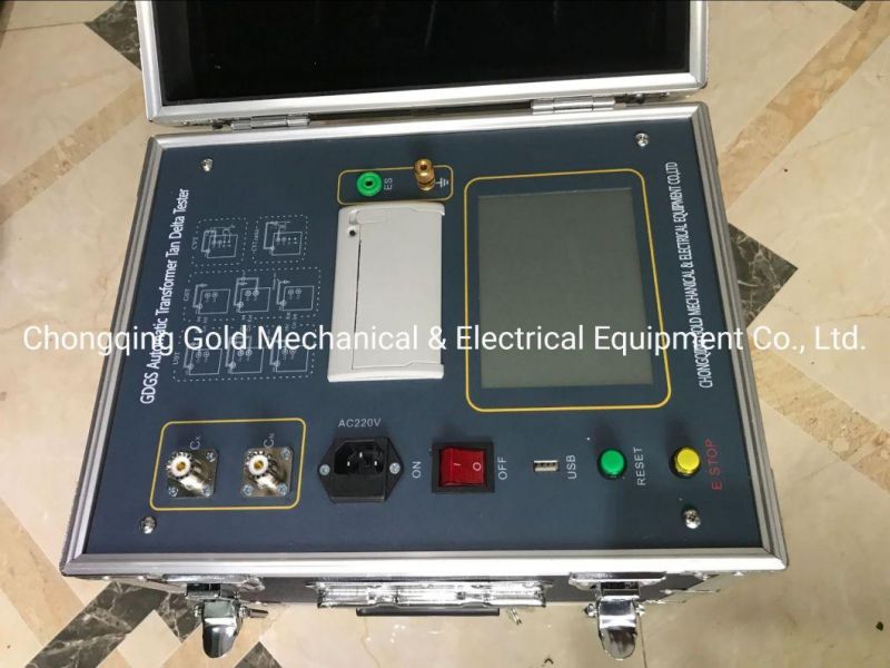 Automatic Power Transformer Capacitance & Dissipation Factor C&Df Power Loss Tan Delta Tester