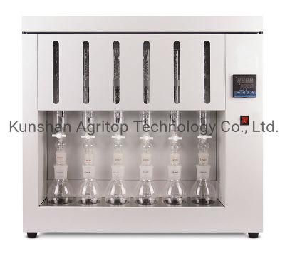 Lab Use Soxhlet Extraction Fat Analyzer for Agricultural Food Chemical Environment Laboratory
