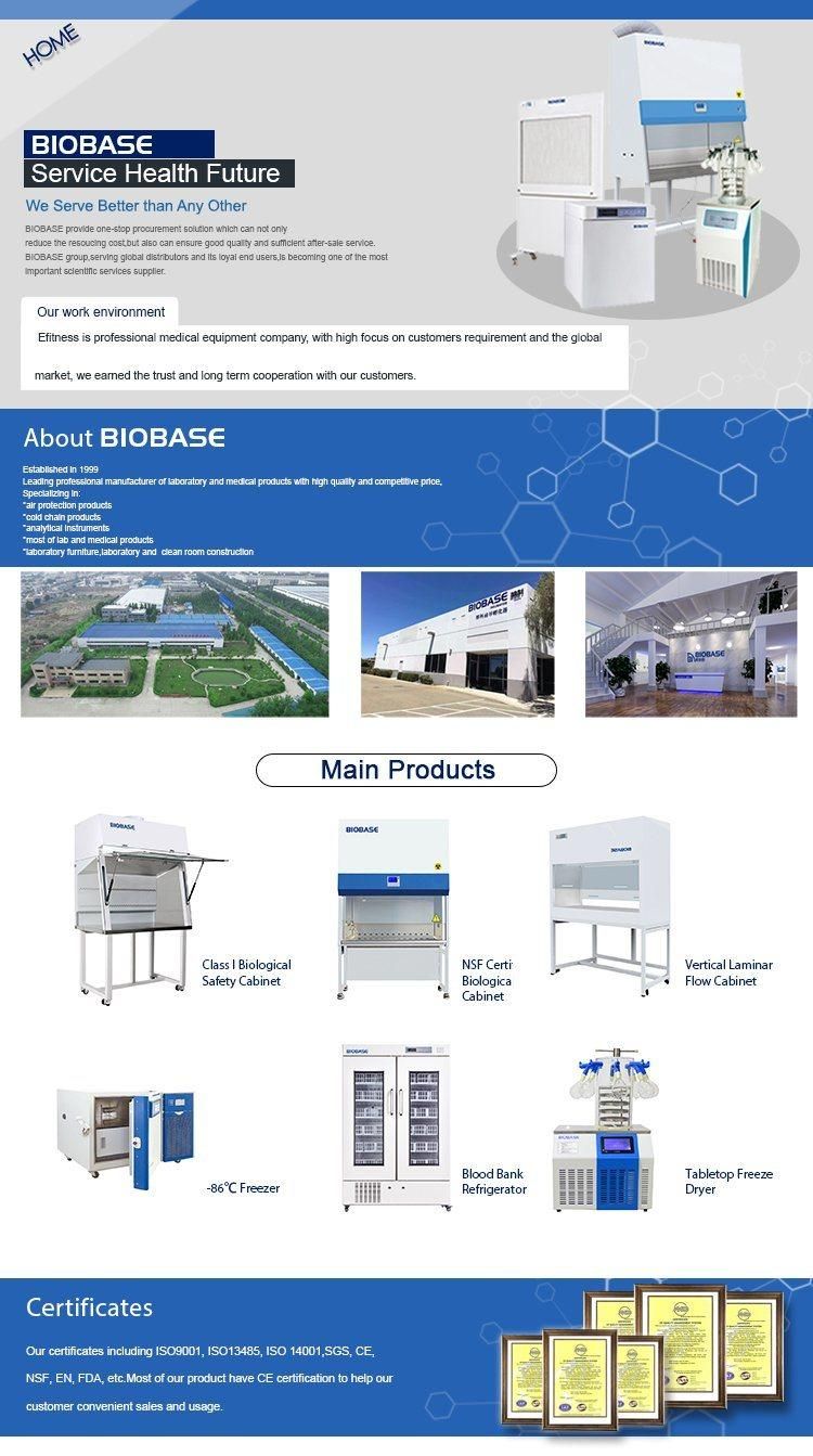 Bk-UV1800 Biobase China Single Beam Spectrophotometer for Lab