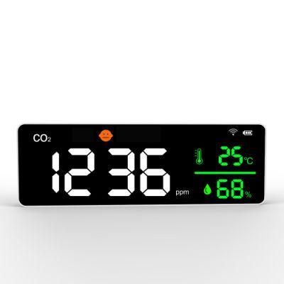 Indoor Area Air Monitor for Taking Care Healthy 24 Hours Real Time Monitoring CO2 Meter Ppm