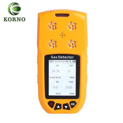 Mini CE Portable Diffusion Composite Gas Detector with Lel, Co, H2s, O2 Sensor