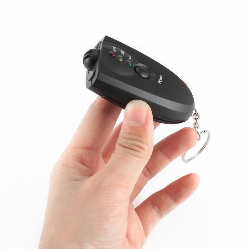 New Portable Keychain LED Alcohol Tester Breathalyzer