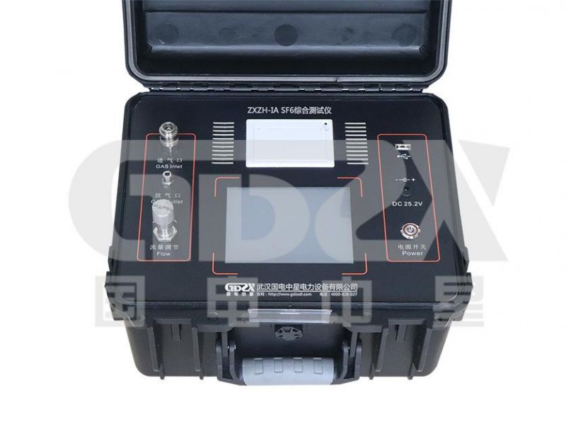 Anti Interference Precision Sensor Portable With Printed SF6 Micro Water Purity Decomposition Products (SO2, H2S, CO, HF) Analyzer Comprehensive Tester
