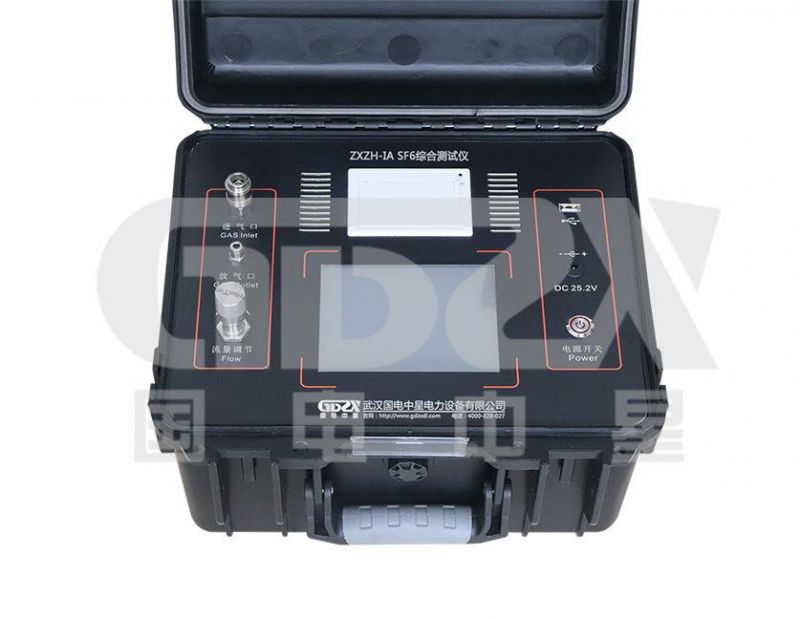 Anti Interference Precision Sensor Portable With Printed SF6 Micro Water Purity Decomposition Products (SO2, H2S, CO, HF) Analyzer Comprehensive Tester