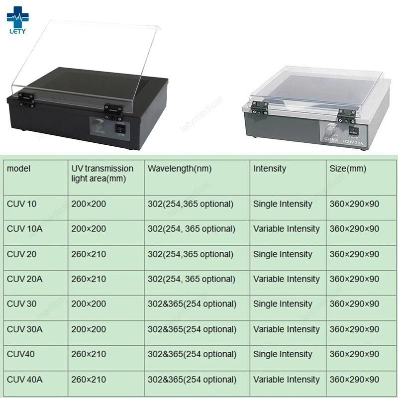 High Quality UV Transilluminator UV Analyzer UV Glue Cutter