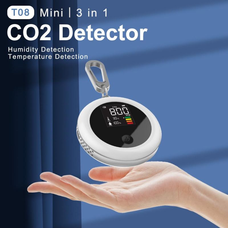 Infrared Sensor Air Quality Monitor 400-5000 Ppm Home CO2 Meter Detector