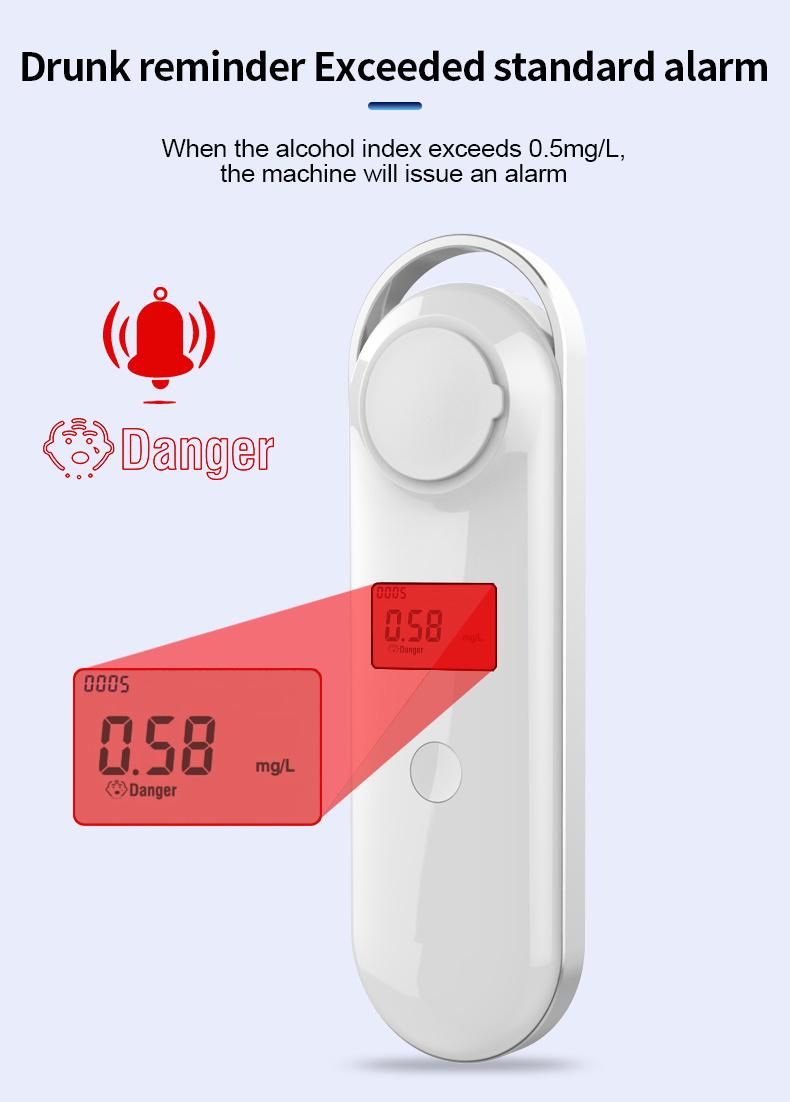 LCD Alcohol Tester Breathalyzer Analyzer Alcohol Tester with Data Logger