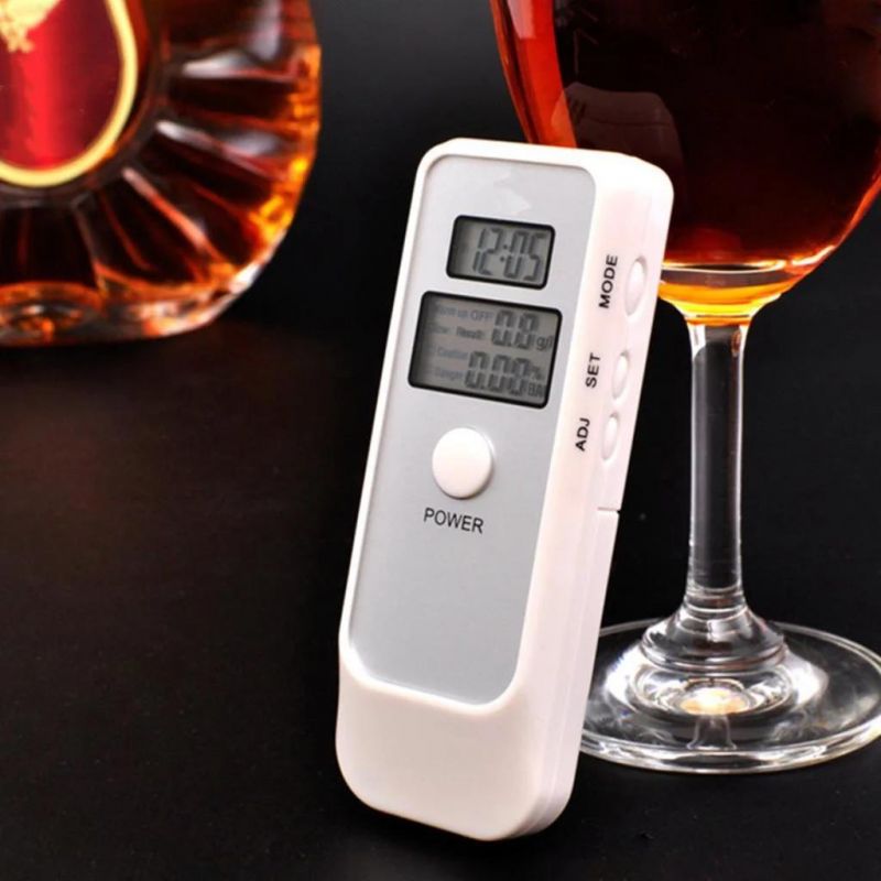 New Portable Keychain LED Alcohol Breath Tester Breathalyzer