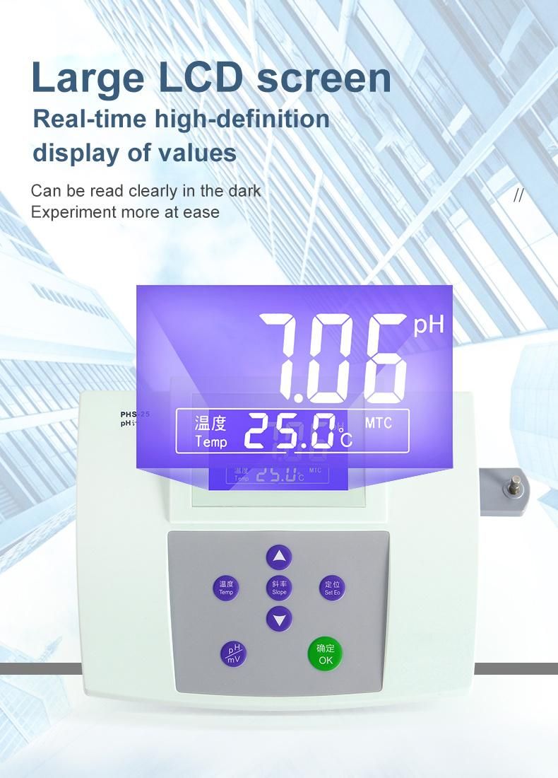 Laboratory Digital Benchtop pH Meter Water Tester, pH, Digital pH Meter