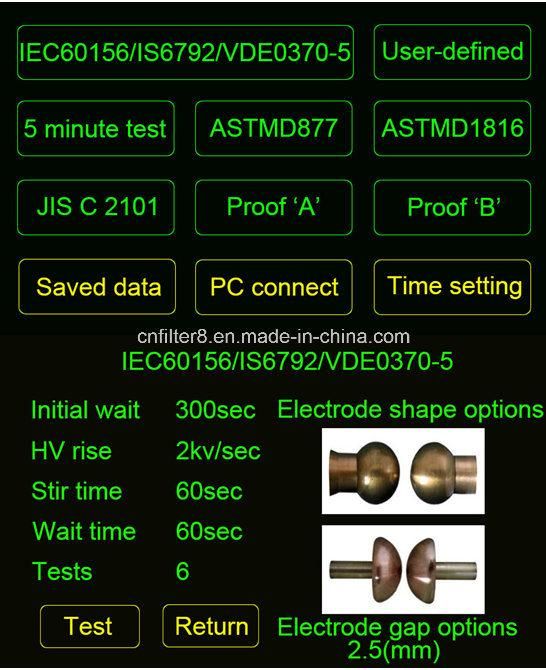 ASTM D1816 Fully Automatic Insulating Oil Tester (DYT-2)