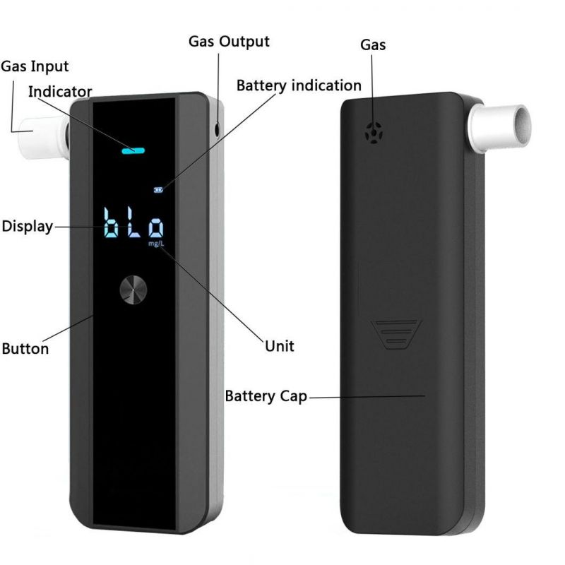 Factory Price Digital Personal Breath Alcohol Tester for Alcohol Breath Test for Japan