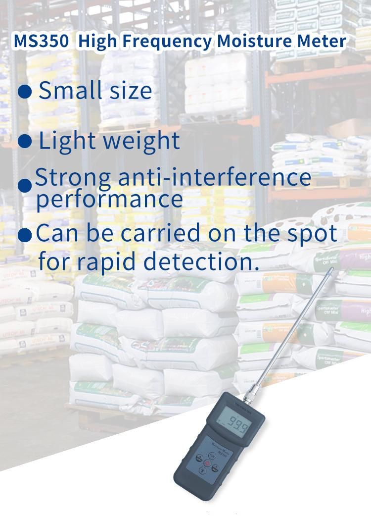 High Frequency Moisture Meter for Powder, Sand and Soil