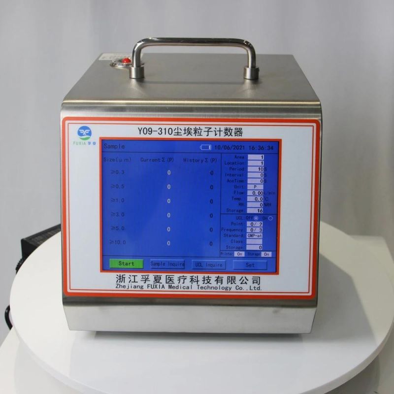Y09-310LCD Battery Operated 1 Cfm Laser Particle Counter