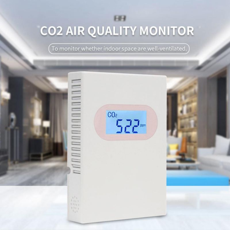 Indoor Analog 0-10V 4-20mA RS485 Air Quality Carbon Dioxide Detector