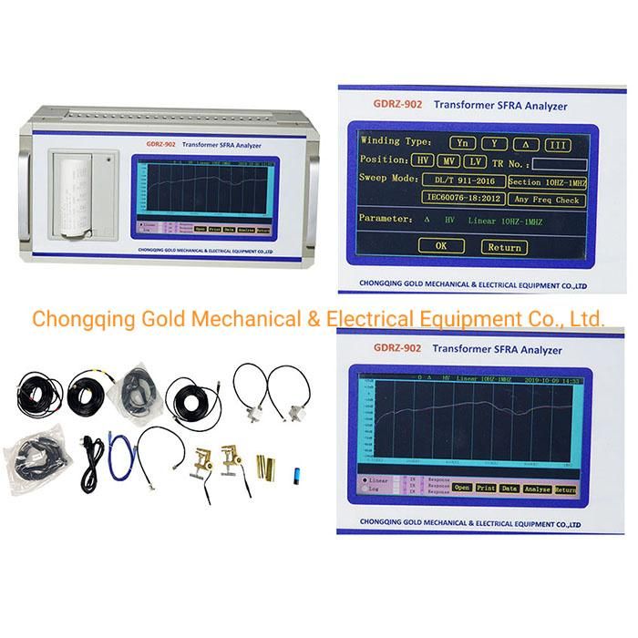 Fully-Automatic Transformer Frequency Response Tester Sfra Analyzer