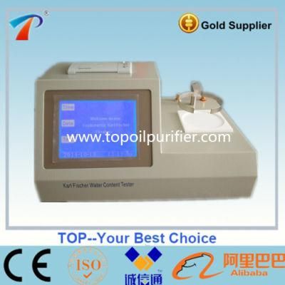 Lab Portable Karl Fischer Insulation Oil Water Content Analyzer