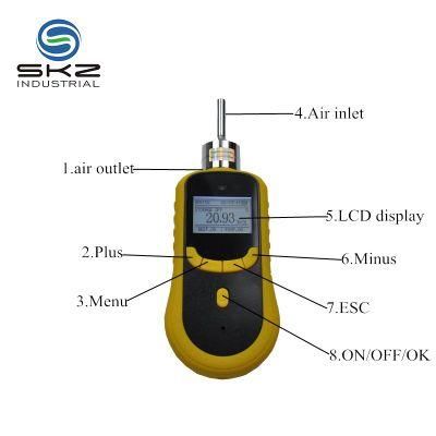 2%Fs High Accuracy Ozone O3 Gas Leakage Meter Gas Leak Detector